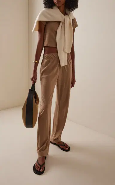 ÉTERNE Cotton-Blend Lounge Pants | Thumbnail 2 ÉTERNE Cotton-Blend Lounge Pants | Thumbnail 2