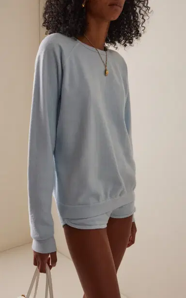 ÉTERNE Sonny Oversized Cotton Sweatshirt | Thumbnail 2 ÉTERNE Sonny Oversized Cotton Sweatshirt | Thumbnail 2