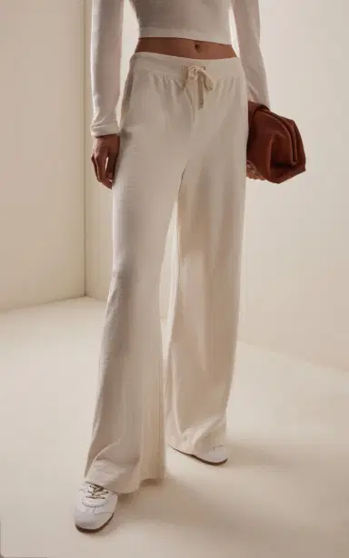 ÉTERNE Cotton Wide-Leg Sweatpants | Thumbnail 3 ÉTERNE Cotton Wide-Leg Sweatpants | Thumbnail 3