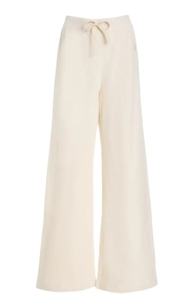 Cotton Wide-Leg Sweatpants