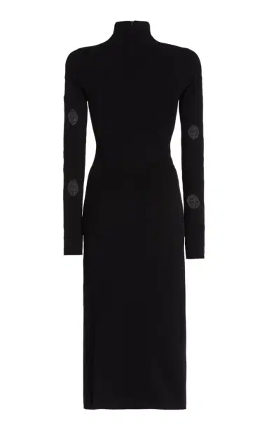 Prada Cutout Jersey Midi Dress | Thumbnail 4 Prada Cutout Jersey Midi Dress | Thumbnail 4