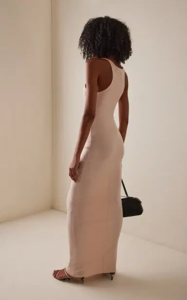 ÉTERNE Stretch Cotton-Modal Maxi Tank Dress | Thumbnail 4