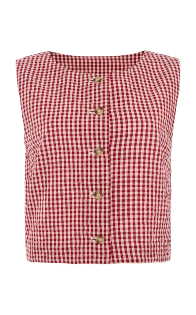 Rio Cropped Cotton Vest