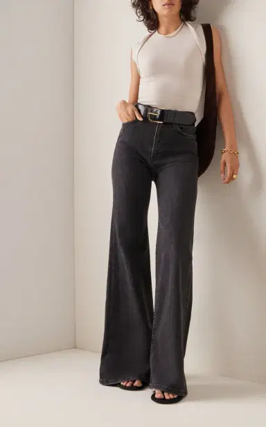 Jeanerica Fuji Stretch High-Rise Flared-Leg Jeans | Thumbnail 2