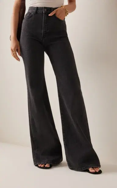 Jeanerica Fuji Stretch High-Rise Flared-Leg Jeans | Thumbnail 3