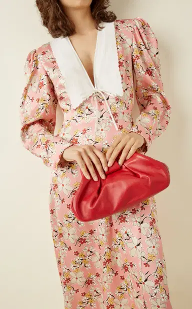 Miu Miu Printed Satin Sable Dress | Thumbnail 3 Miu Miu Printed Satin Sable Dress | Thumbnail 3
