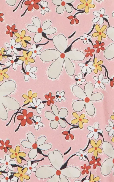 Miu Miu Printed Satin Sable Dress | Thumbnail 5 Miu Miu Printed Satin Sable Dress | Thumbnail 5