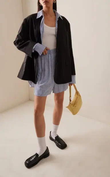 The Frankie Shop Bea Oversized Suiting Blazer | Thumbnail 2 The Frankie Shop Bea Oversized Suiting Blazer | Thumbnail 2