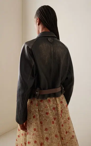 Prada Leather Jacket | Thumbnail 4 Prada Leather Jacket | Thumbnail 4