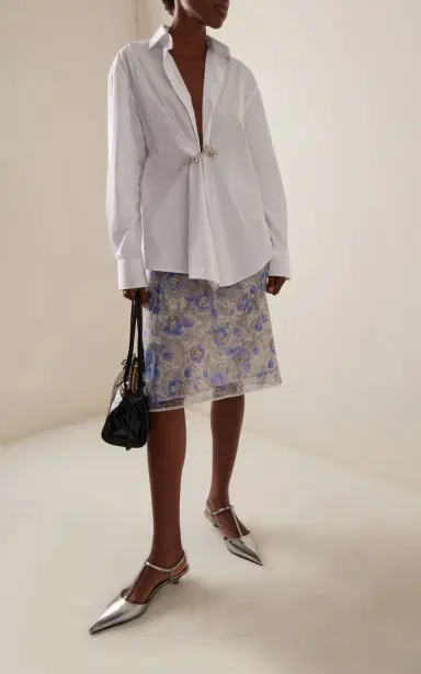 Prada Poplin Shirt | Thumbnail 3