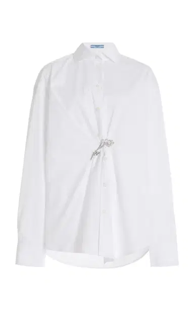 Prada Poplin Shirt | Thumbnail 6