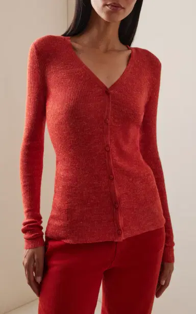 Gabriela Hearst Aiste Cashmere; Silk and Hemp Cardigan | Thumbnail 3