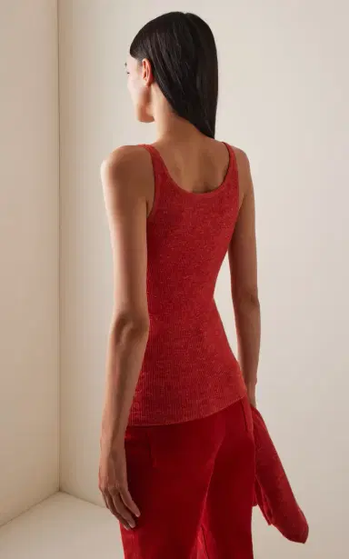 Gabriela Hearst Cinxia Cashmere; Silk and Hemp Tank Top | Thumbnail 4