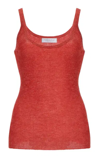 Gabriela Hearst Cinxia Cashmere; Silk and Hemp Tank Top | Thumbnail 10