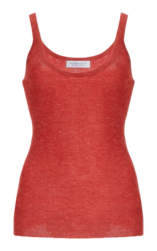 Gabriela Hearst Cinxia Cashmere; Silk and Hemp Tank Top