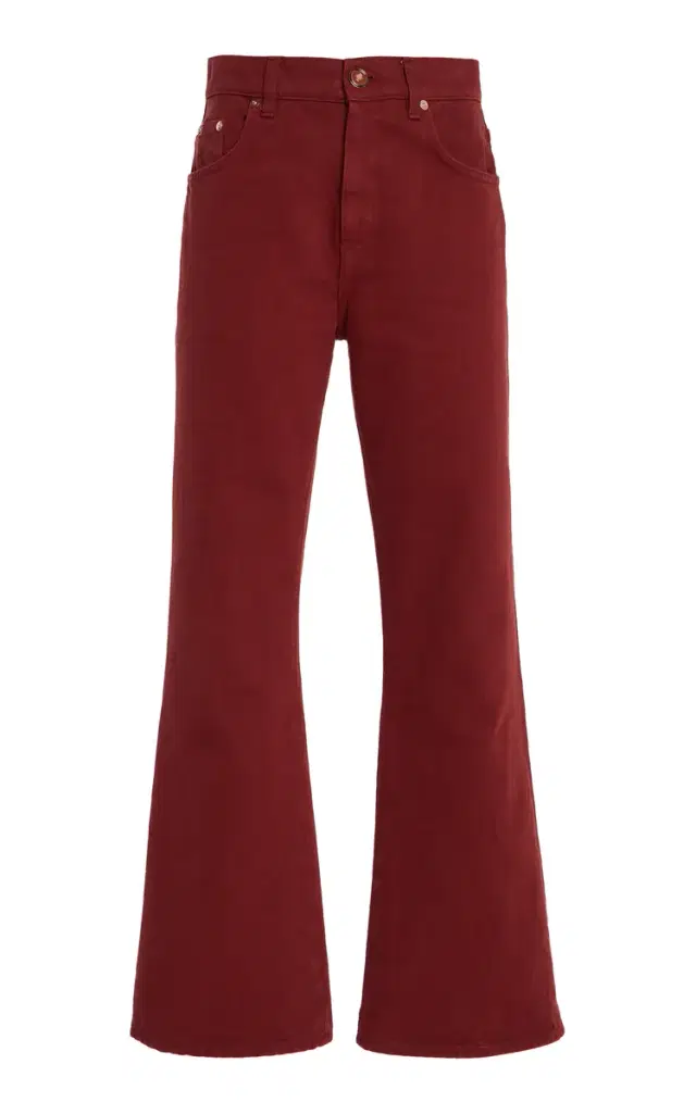 Gabriela Hearst Ezra Cropped Bootcut Jeans