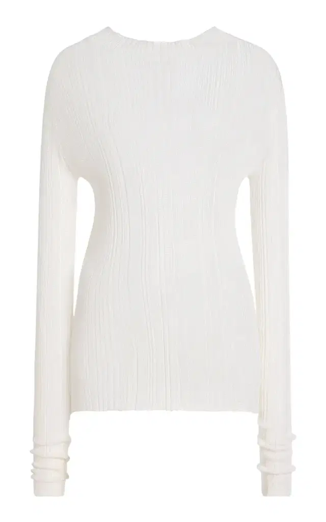 Gabriela Hearst Aveda Knit Silk Mock-Neck Top