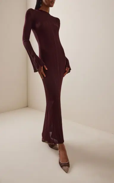 Gabriela Hearst Atira Knit Silk Maxi Dress | Thumbnail 2