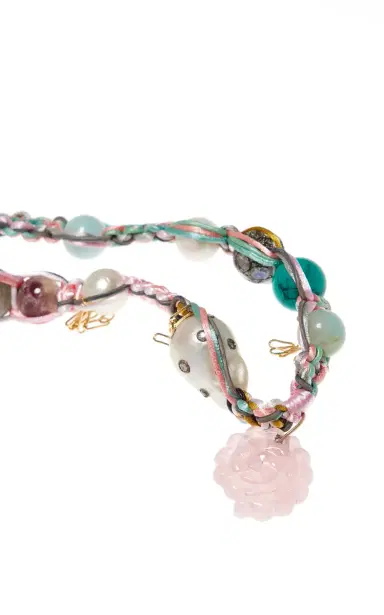 Joie DiGiovanni Pink Barbie Seashell Deluxe Diamond Rockstar Necklace | Thumbnail 3 Joie DiGiovanni Pink Barbie Seashell Deluxe Diamond Rockstar Necklace | Thumbnail 3