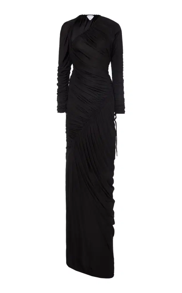 Ruched Jersey Maxi Dress