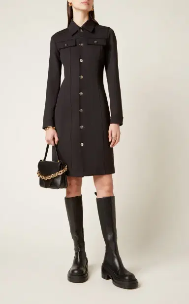 Bottega Veneta Double Calvary Wool Stretch Coat | Thumbnail 2 Bottega Veneta Double Calvary Wool Stretch Coat | Thumbnail 2