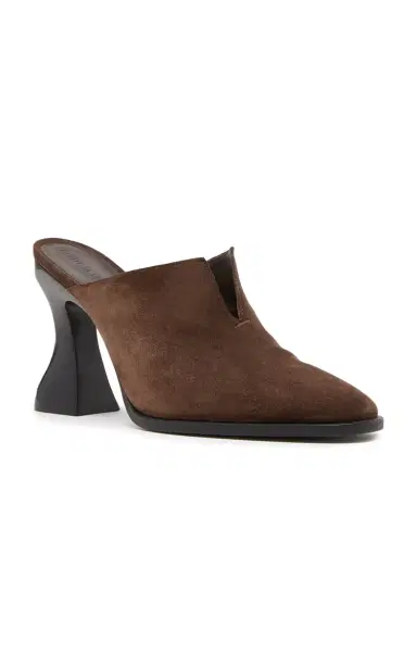 Bottega Veneta Cha-Cha Suede Mules | Thumbnail 5 Bottega Veneta Cha-Cha Suede Mules | Thumbnail 5