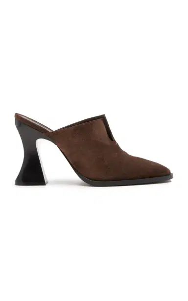 Bottega Veneta Cha-Cha Suede Mules | Thumbnail 1 Bottega Veneta Cha-Cha Suede Mules | Thumbnail 1