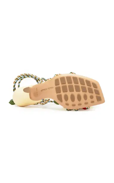 Bottega Veneta Adam Lace-Up Leather Sandals | Thumbnail 6