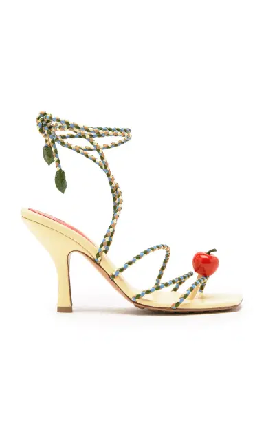 Bottega Veneta Adam Lace-Up Leather Sandals | Thumbnail 7