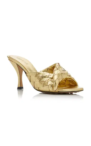 Bottega Veneta Blink Intrecciato Leather Mules | Thumbnail 4 Bottega Veneta Blink Intrecciato Leather Mules | Thumbnail 4