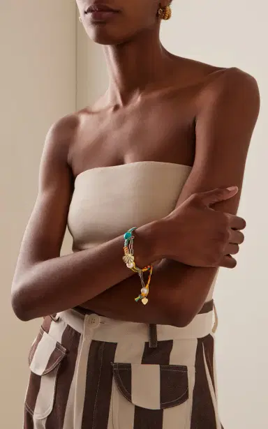 Joie DiGiovanni Rocker Turquoise; Seashell Bracelet - Turquoise - OS - Moda Operandi | Thumbnail 4 Joie DiGiovanni Rocker Turquoise; Seashell Bracelet - Turquoise - OS - Moda Operandi | Thumbnail 4