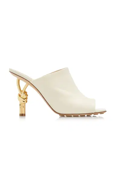 Bottega Veneta Knot-Detailed Leather Mules | Thumbnail 6