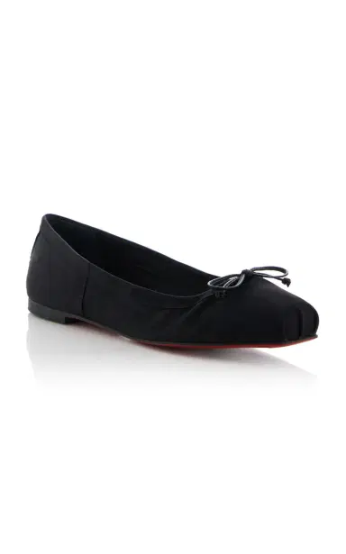 Christian Louboutin Mamadrague Moire Ballet Flats | Thumbnail 4 Christian Louboutin Mamadrague Moire Ballet Flats | Thumbnail 4