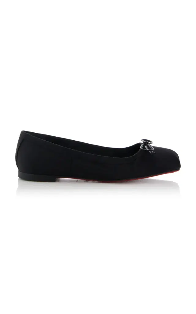 Christian Louboutin Mamadrague Moire Ballet Flats
