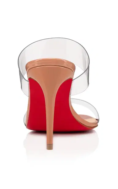 Christian Louboutin Just Nothing 85mm Patent PVC Sandals | Thumbnail 4 Christian Louboutin Just Nothing 85mm Patent PVC Sandals | Thumbnail 4