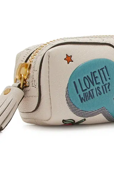 Anya Hindmarch Sticker Leather Pencil Case | Thumbnail 4 Anya Hindmarch Sticker Leather Pencil Case | Thumbnail 4