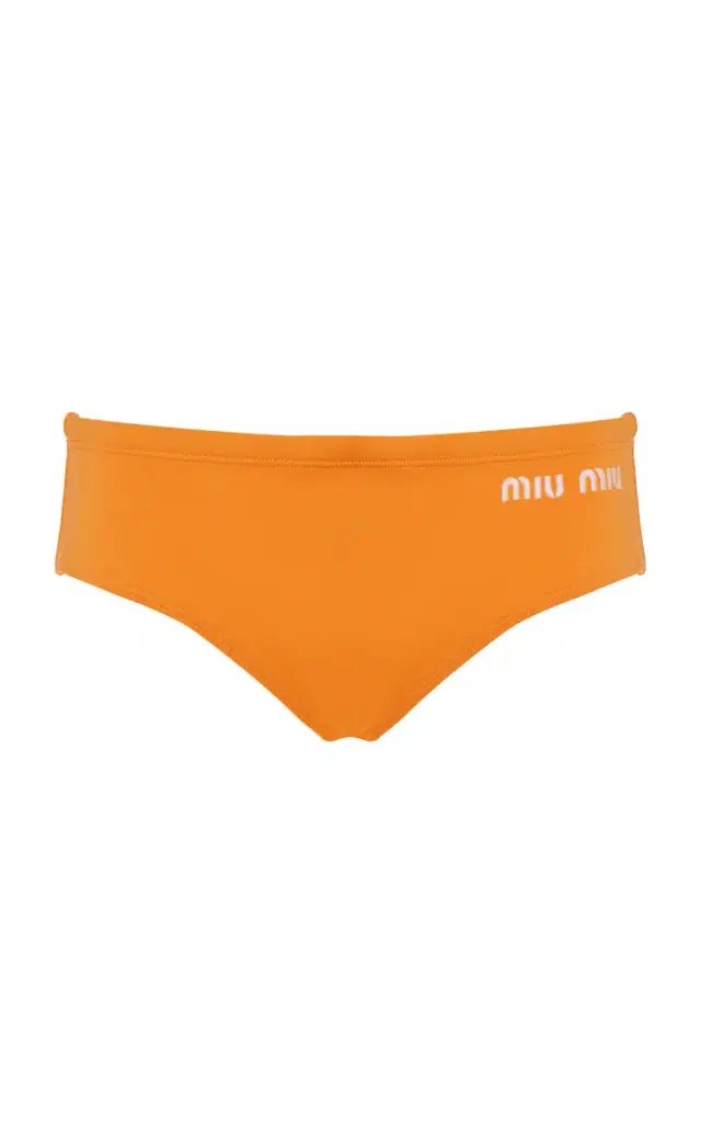 Logo-Knit Nylon Panties
