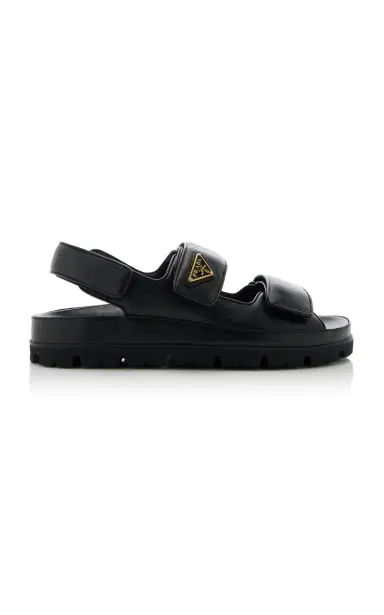 Prada Leather Sandals | Thumbnail 6 Prada Leather Sandals | Thumbnail 6