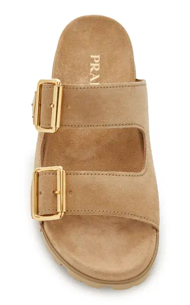 Prada Suede Sandals | Thumbnail 3 Prada Suede Sandals | Thumbnail 3