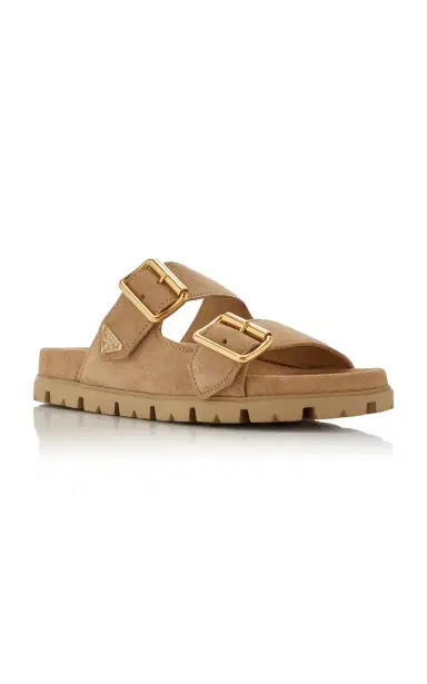 Prada Suede Sandals | Thumbnail 4 Prada Suede Sandals | Thumbnail 4