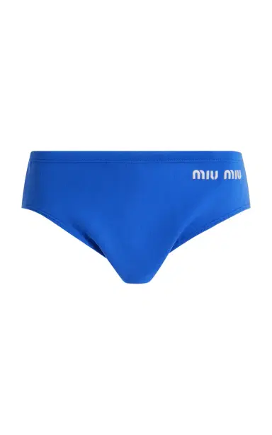 Miu Miu Logo-Knit Nylon Panties | Thumbnail 7 Miu Miu Logo-Knit Nylon Panties | Thumbnail 7
