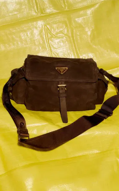 Prada Explore Small Suede Bag | Thumbnail 2 Prada Explore Small Suede Bag | Thumbnail 2