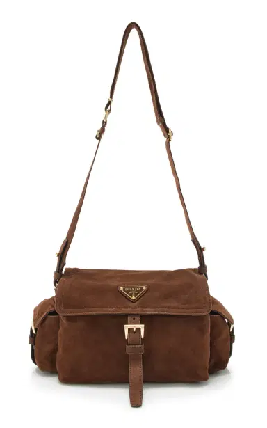 Prada Explore Small Suede Bag | Thumbnail 5 Prada Explore Small Suede Bag | Thumbnail 5