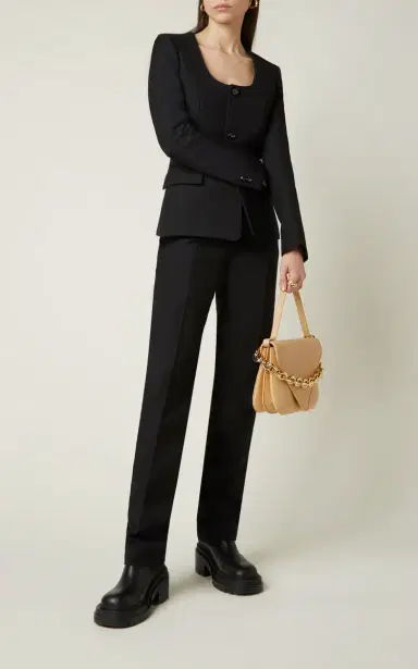 Bottega Veneta Compact Dry Wool Pants | Thumbnail 2 Bottega Veneta Compact Dry Wool Pants | Thumbnail 2