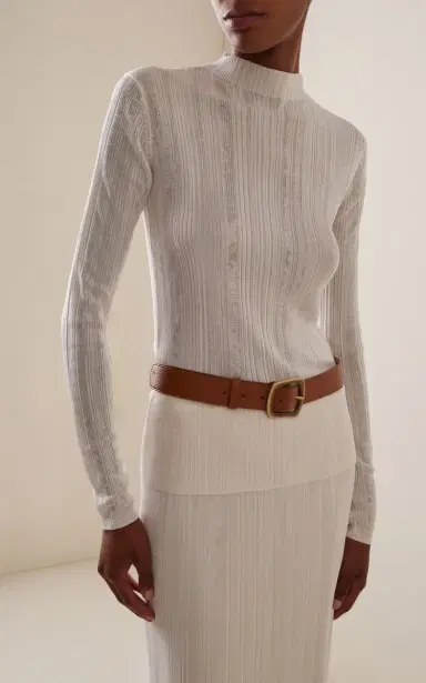 Gabriela Hearst Simone Medium Leather Belt | Thumbnail 2