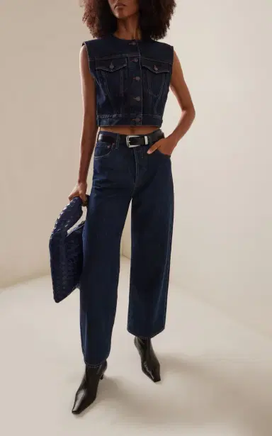 AGOLDE Ren Rigid High-Rise Wide-Leg Jeans | Thumbnail 2