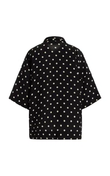 FRANÇOISE Exclusive Zaoua Polka-Dot Deadstock-Silk Shirt | Thumbnail 8 FRANÇOISE Exclusive Zaoua Polka-Dot Deadstock-Silk Shirt | Thumbnail 8
