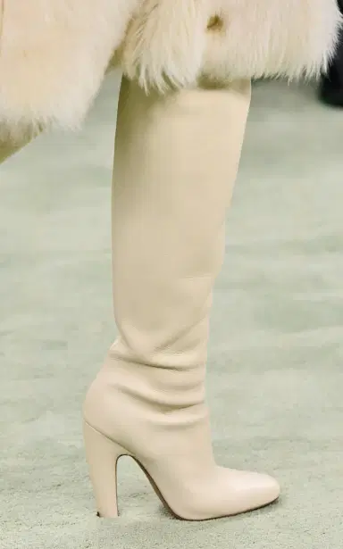 Bottega Veneta Over-The-Knee Leather High Heel Boots | Thumbnail 1
