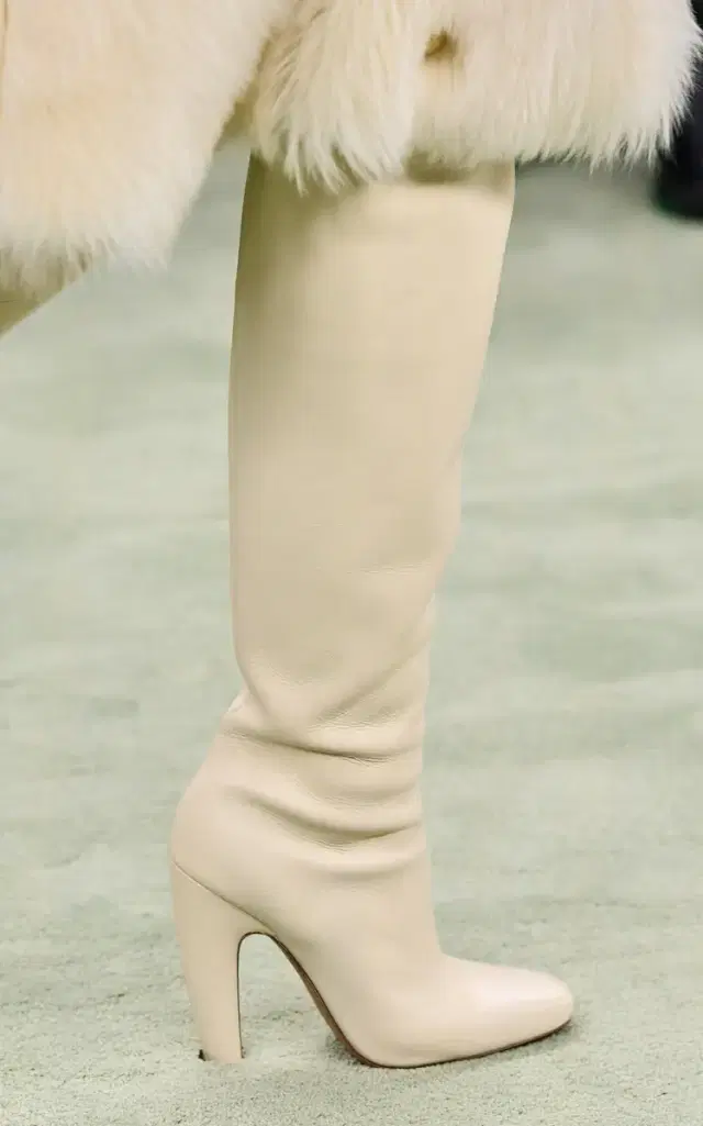Bottega Veneta Over-The-Knee Leather High Heel Boots