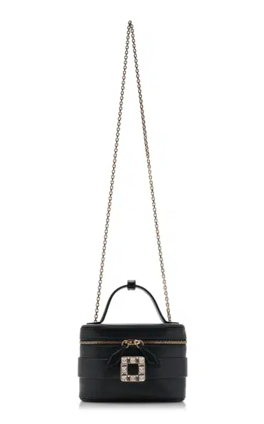 Roger Vivier Crystal-Buckle Leather Vanity Micro Bag | Thumbnail 3 Roger Vivier Crystal-Buckle Leather Vanity Micro Bag | Thumbnail 3